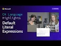 C Language Highlights Default Literal Expressions