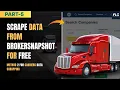 How to scrape carriers data from brokersnapshot Method 2