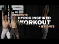 Download Lagu 40 MIN HYROX INSPIRED WORKOUT | Full Body | Strength + Conditioning | Home Workout | + Weights