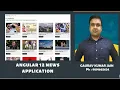 Angular News Reader Web Application