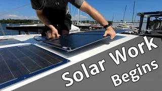 Solar Work Begins! Step 1: Re-configuring our existing panels