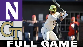 Northwestern vs Georgia Tech Full Game NCAA College Baseball 2026