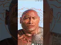 Download Lagu Disney characters transformation ✨I mixed Dwayne Johnson \u0026 Maui In Moana ✨#shorts