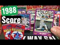 1988 Score Baseball Box Break - Junk Wax Rip