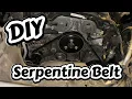 How to replace a serpentine belt on a Chevy Cruze