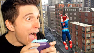 Mit SPIDERMAN durch die Stadt fliegen! | Spiderman Remastered