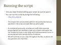 Introduction To Scripting