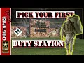 You can pick your first duty station in the army