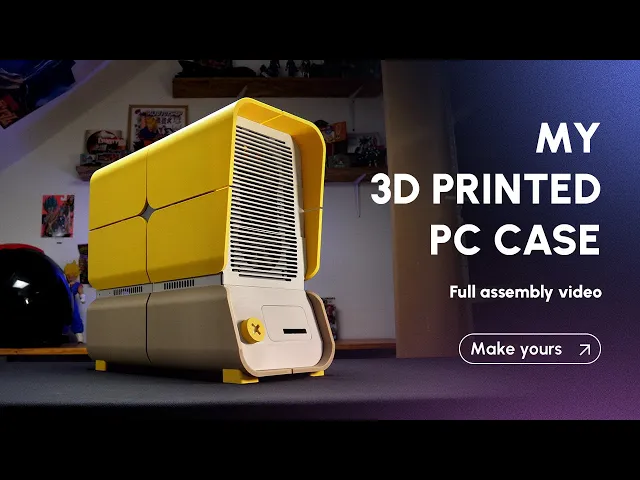 PC case mini ITX, micro ATX & ATX design by Makeyo video thumbnail