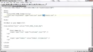 PHP Tutorial 012 HTML Forms