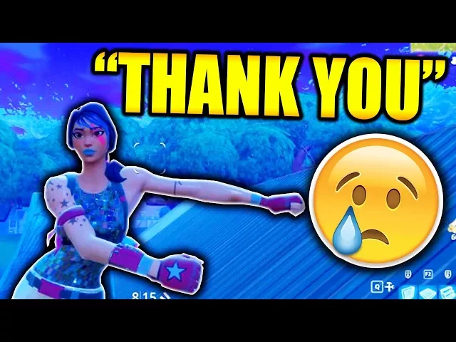 KID CRIES TEARS OF JOY ON FORTNITE!!! (EMOTIONAL)
