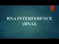 Download Lagu RNA Interference (RNAi) | siRNA | Small Interfering RNA