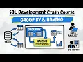 SQL Development Course Day 15 Group By Order By and Having Clause in SQL Server