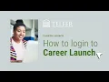 How to login to Career Launch