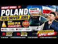 Poland Bus Driver Jobs 2026 Europe Work Visa 1 5 Lakh Salary Code 95 Driver Jobs Apply Now