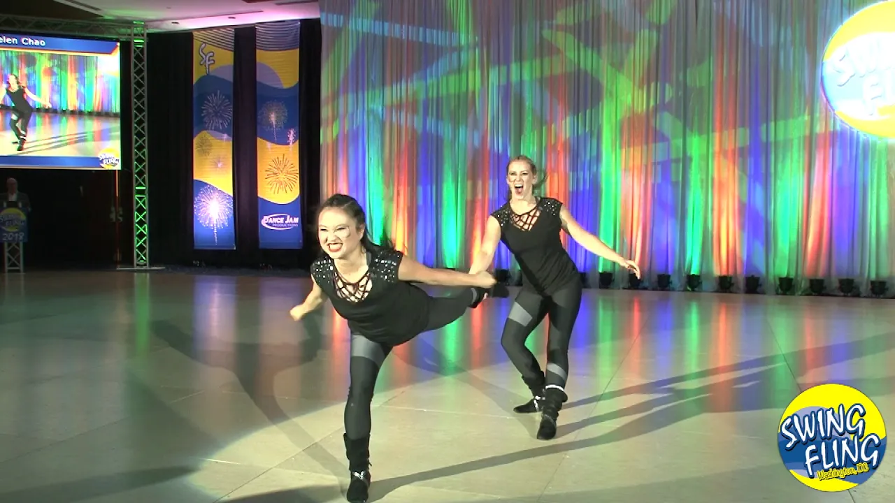 Swing Fling 2018 Rising Star Lia Brown & Helen Chao