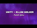 Download Lagu Unity - Alan Walker (Karaoke lyrics)