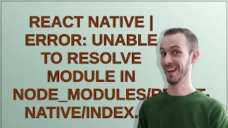 React Native Error Unable to resolve module in - js