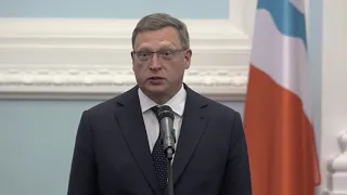 Александр Бурков вручил спортивную премию Губернатора Омской области «Доблесть»