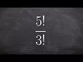 How to simplify an expression with factorials