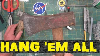 How to *KEEP* axe handle tight. Old Farmer Trick.