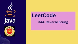 Reverse String LeetCode 344 Java Swap with Clean Code Explained in Hindi Java fundamentals