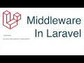 Middleware in Laravel Laravel Tutorial