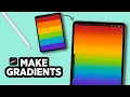 How to create a GRADIENT in PROCREATE