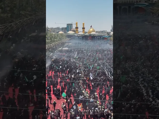 ⁣انطلاق مراسم ركضة طويريج حيثُ الخلود والإباء وآهات العزاء في كربلاء المقدسة#على_خطى_الحسين