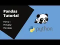 Previewing the data - Pandas tutorial part 2