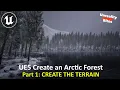 UE5 Create an Arctic Forest Part 1 - CREATE THE TERRAIN