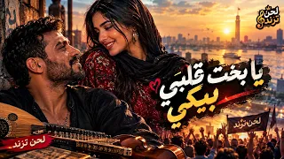 يا بخت قلبي بيكي      أغنية شعبي رومانسي        لحن ترند دندنها