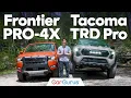 PRO-4X vs TRD Pro 2025 Nissan Frontier vs 2025 Toyota Tacoma