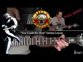 Download Lagu You Could Be Mine Guitar Lesson (Full Song) - Guns N' Roses