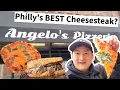 Philly s BEST CHEESESTEAK Angelo s Pizzeria Review