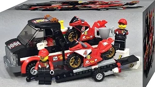 레고 시티 바이크 운반트럭 60084 레이싱 오토바이 차량 조립 리뷰 Lego City Racing Bike Transporte