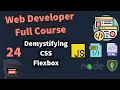 Web Developer Full Course - CSS Flexbox Direction Alignment Sizing of Items