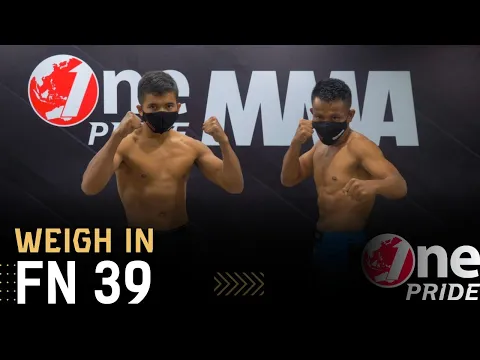 Ajuldihamro Simbolon VS Sarweddy Siahaan || Weigh In One Pride MMA FN-39