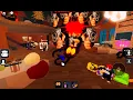 my avatars from a Roblox game called meme maker