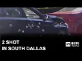 2 shot outside South Dallas gas station