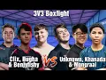 Mongraal Unknown Khanada VS Clix Benjyfishy Bugha 3V3 Boxfight