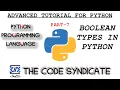 Boolean Data type in Python Python tutorial 2023 Part 7