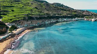 🌊 Mediterranean Sea Sound & Waves for Deep Sleeping | Relaxation & Meditation, Gnejna Bay, Malta