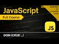 JavaScript DOM CRUD Making Simple ToDo App part-ii JavaScript Full Course 2025