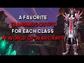 A favorite Transmog Outfit for each Class in WoW