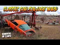AWESOME OLD SCHOOL JUNK YARD Hundreds of CLASSIC CARS Classic Car Salvage Yard