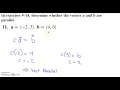 Parallel Vectors