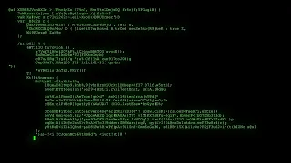 1H Long Relaxing Coding Screensaver Encrypted Programming Code VJ Loop no sound no music