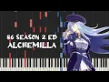 Download Lagu 86 Season 2 Ed - Alchemilla by Regal Lily (Piano Tutorial \u0026 Sheet Music)