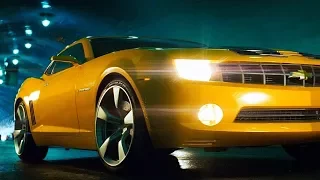 Transformers 2007 Bumblebee Transforms Into New Chevrolet Camaro Scene Movie Clip HD 
